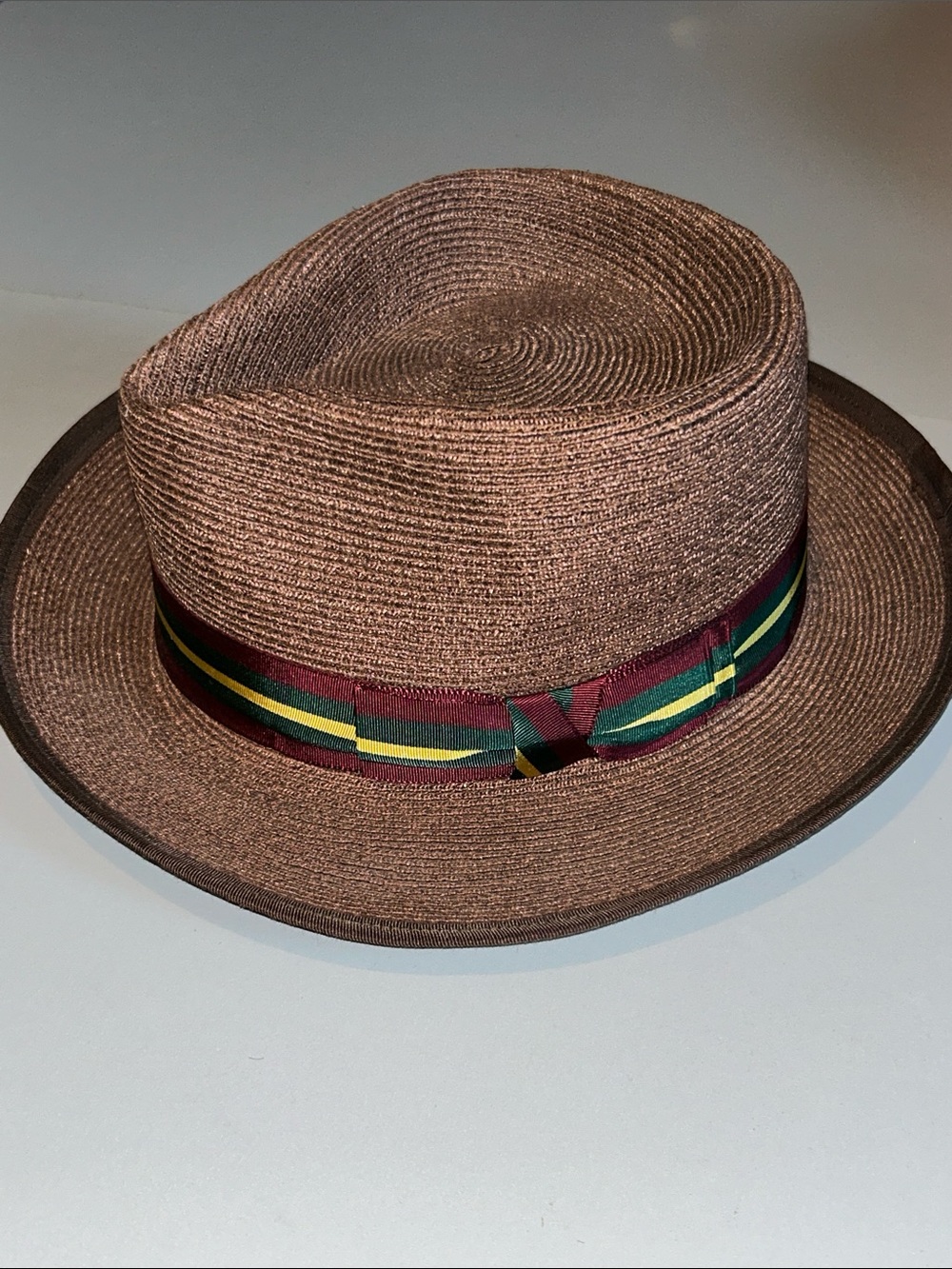 The temple Salmagundi Boston men’s hat woven hemp limited edition Size 7 1/8